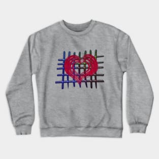 On the fence Crewneck Sweatshirt